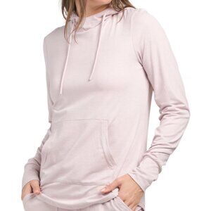 NEW JESSICA SIMPSON Peached Long Sleeve Hoodie With Kangaroo Pocket 7251j6